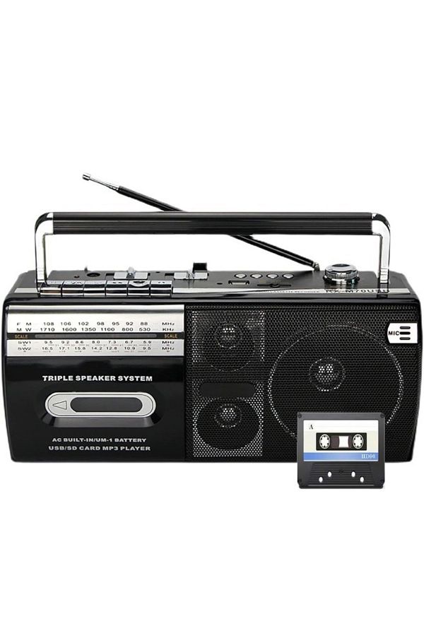 TOSCANA U-يدعم مشغل الراديو والكاسيت المحمول اتصال USB وBluetooth 1
