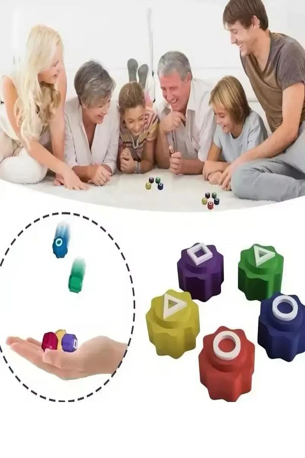 Bundera-Squid Game 2 Five Stone Game Set - Squid Game 5 Stone Toy Colored Stone Gonggi 1