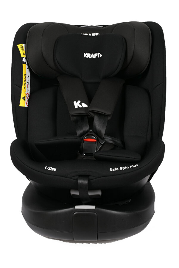 Kraft Safe Spin Plus I-size Oto Koltuğu 0-36 Kg Siyah