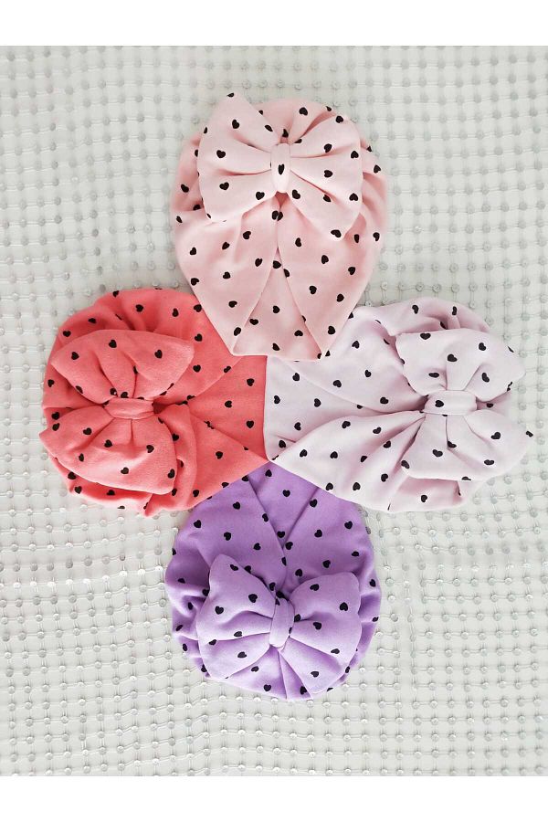 Baby Wings-Heart Printed Bone Set of 4 1