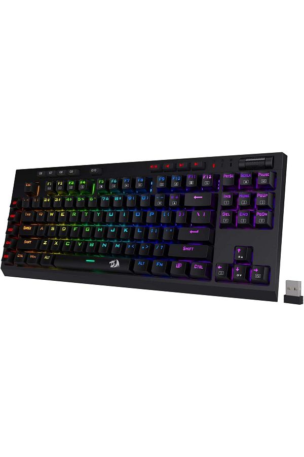 REDRAGON-K596 Vishnu Wireless RGB TKL Keyboard (Red Switch) 1