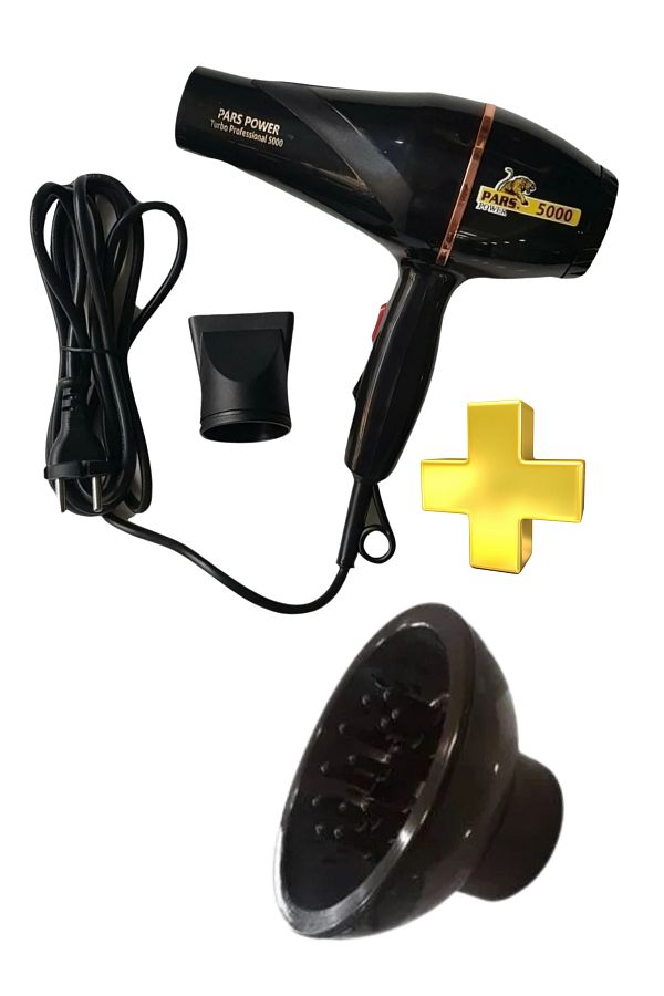 Nano Absolute-Pars 5000 Professional Blow Dryer and Nano Absolute Set Fast Drying & Curl Styling Compatible 1