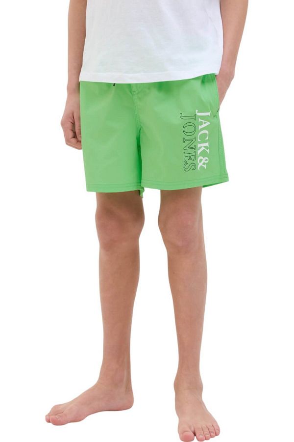 Jack & Jones-Pantalon scurt JACK &JONES Maui Swim Double Logo JNR - 12273841-Summer Green 1
