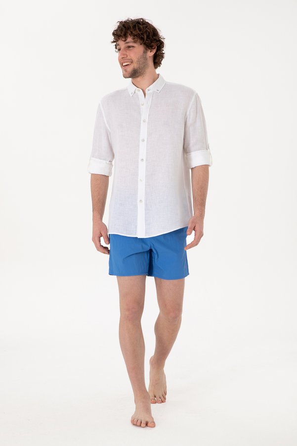 U.S. Polo Assn. Men's Indigo Swim Shorts 50300032 -Vr028