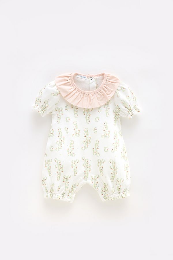 Atelier Babbi-Strawberry Patterned Romper 1