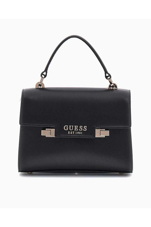 Guess-Eco Handle Flap Mini Clamshell Handbag 1
