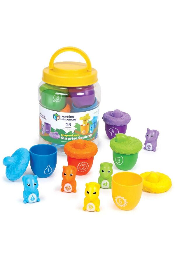 Learning Resources-Sorting and counting game - Happy Squirrels 1