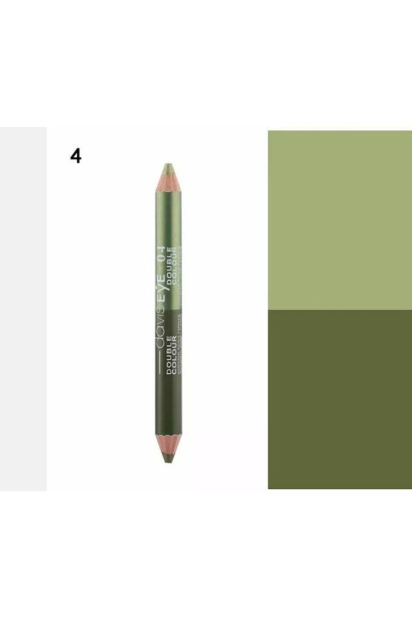 Davis-Double Color Eyeliner Riding Eye Pencil – Waterproof, with Sharpener, Jumbo 1