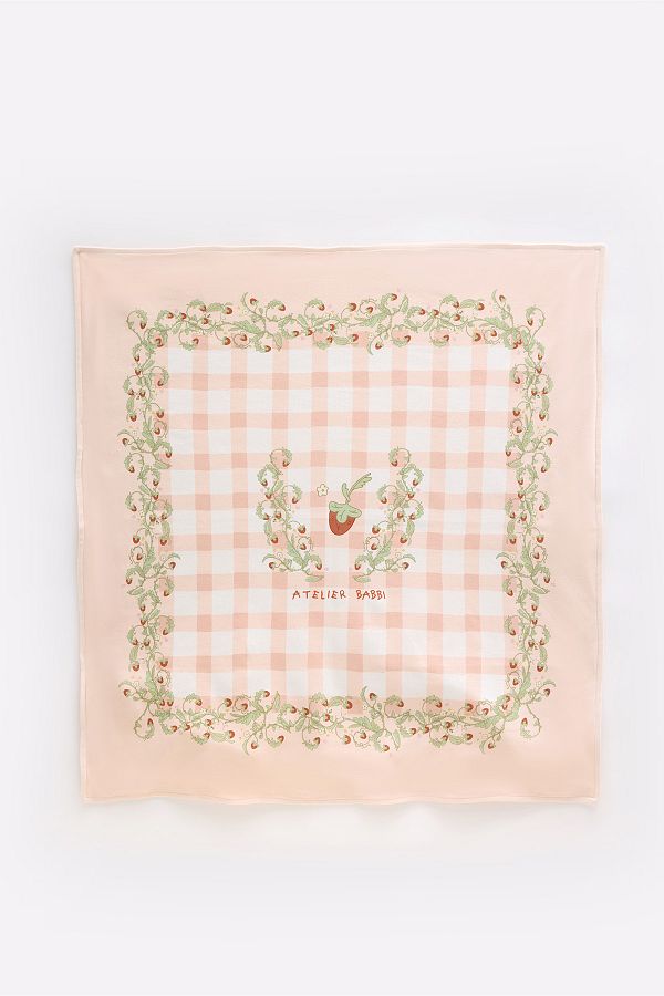 Atelier Babbi-Double Sided Baby Blanket - Strawberry 1