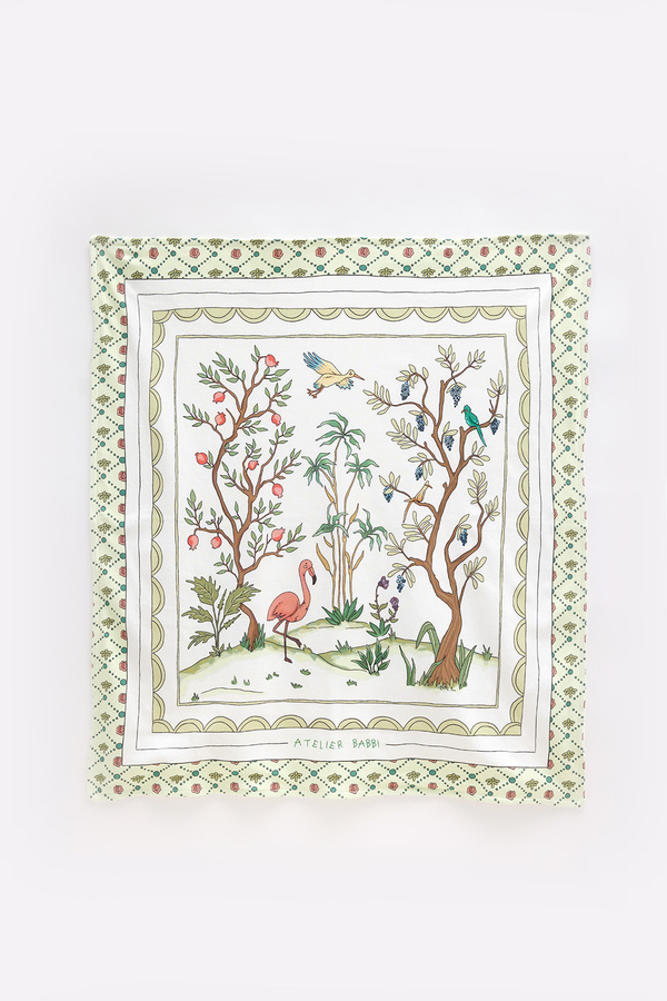 Atelier Babbi Çift Taraflı Battaniye - İlkbahar