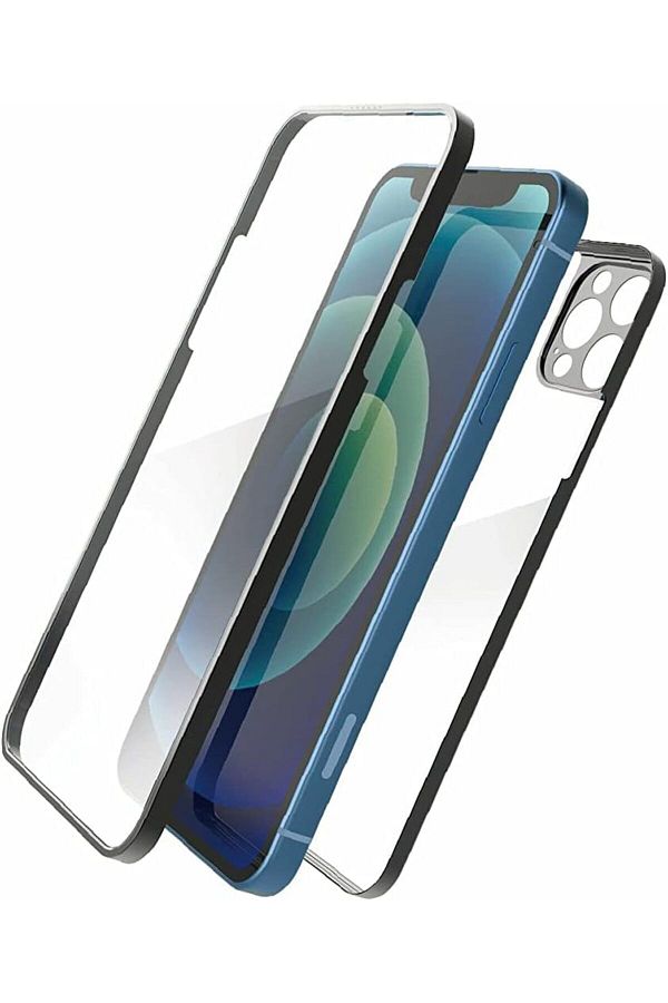 Muvit-جراب زجاجي مقوى 360 لهاتف iPhone 13 Pro Max 1