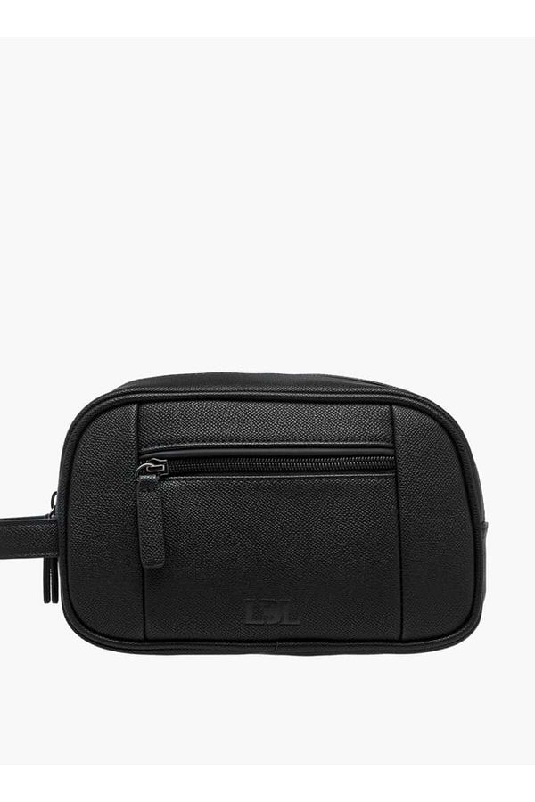 LBL by Shoexpress-Textured Pouch with Handle and Zip Closure 1