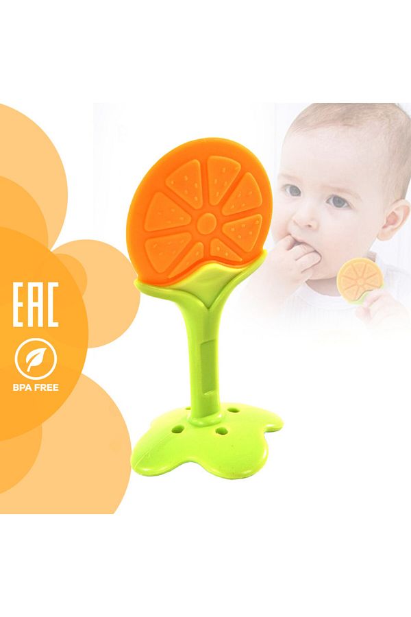 Generic-Fruit-shaped silicone teether for babies 1