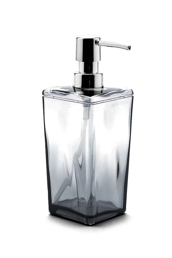 Prima Nova-Black Biga Transparent Soap Dish - Chrome Color 1