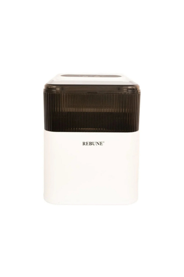 rebune-165W Compact Design Ice Maker White and Black 1.6 Liter 1