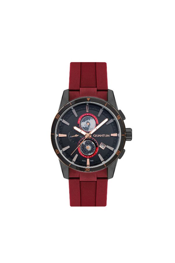 Quantum-QUANTUM Men's Multi Function Black Dial Watch - ADG991.668 1