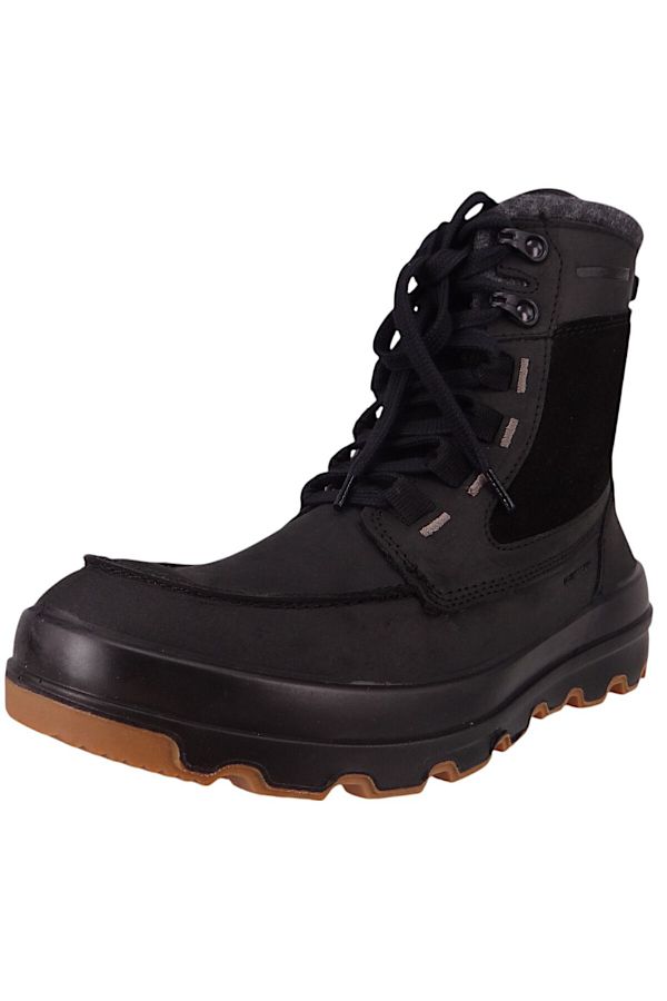 Kamik-Damen Winterstiefel Stiefel Winterschuhe Snowgem Wk2164 Schwarz Blk Black Leder/synthetik Mit Iceki 1