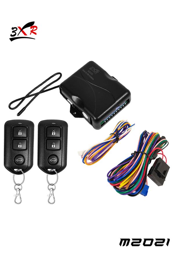 3XR-Advanced Car Keyless Entry System w/ Dual Remotes & Full Wiring Kit for Enhanced Vehicle Security 1
