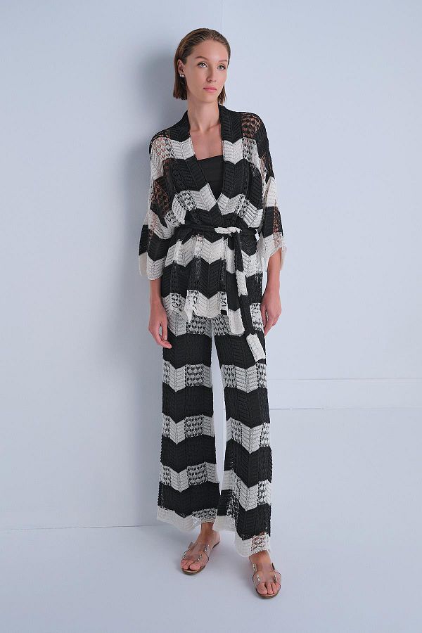 JOIN US-Openwork Lined Multi Pants 1