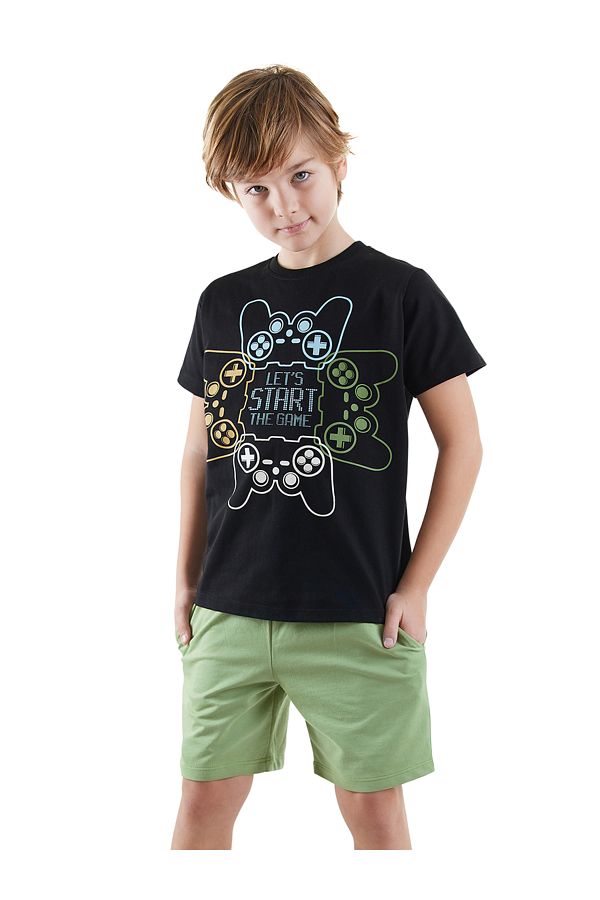 Denokids-Start Game Boy's T-Shirt Shorts Set 1
