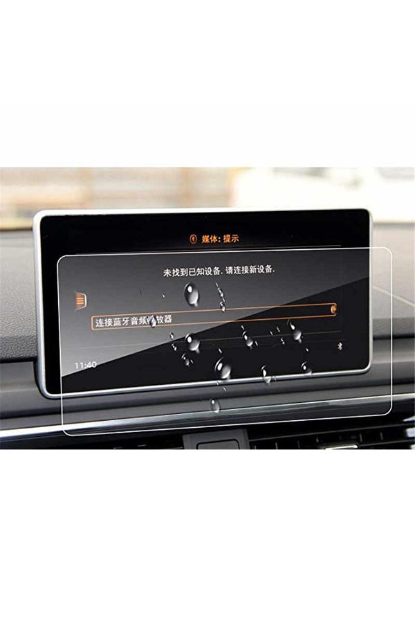 Techmaster-Audi A4 A5 2017 2018 Navigation Tempered Screen Protector 1