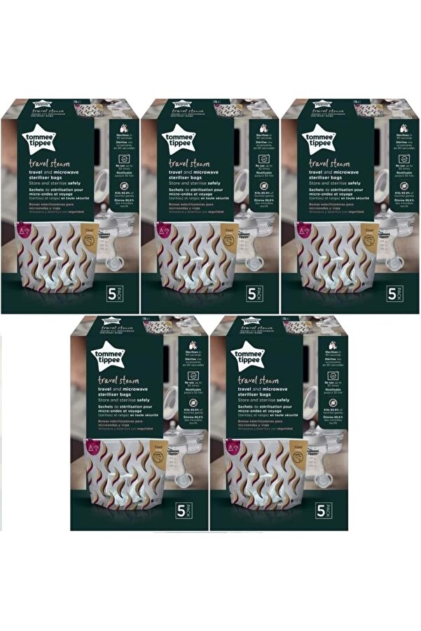 Tommee Tippee Seyahat Ve Mikrodalga Sterilizatör Torbası (5 Lİ SET)