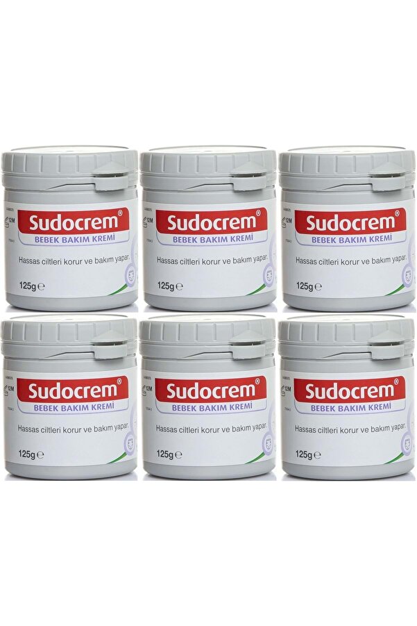 Sudocrem Cilt Bebek Bakım - Pişik Kremi 125gr (6 LI SET)