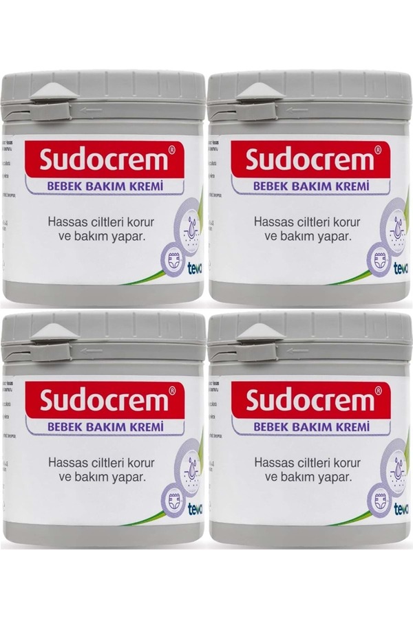 Sudocrem Cilt Bebek Bakım - Pişik Kremi 250gr (4 LÜ SET)