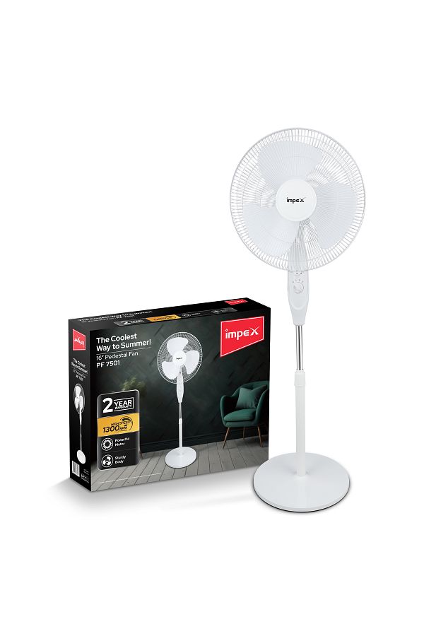 İMPEX-مروحة قاعدة من إمبكس مقاس 16 بوصة (PF 7501) 1