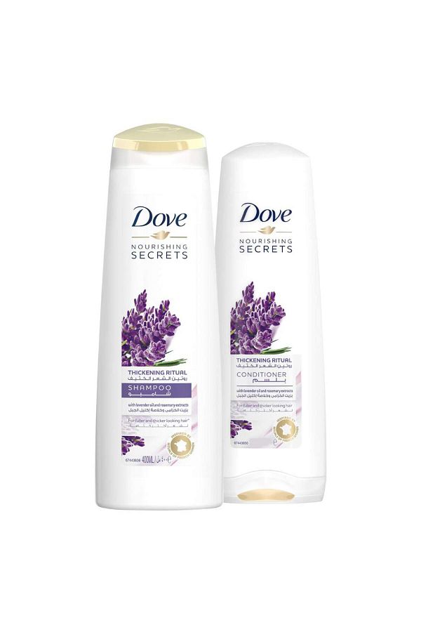 Dove-Dove Thickening Ritual Shampoo Lavender, 400ml + Dove Conditioner, 320ml 1