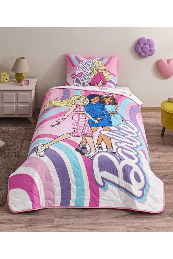 Taç-Licensed Barbie Imagine Single Bedspread Set 1