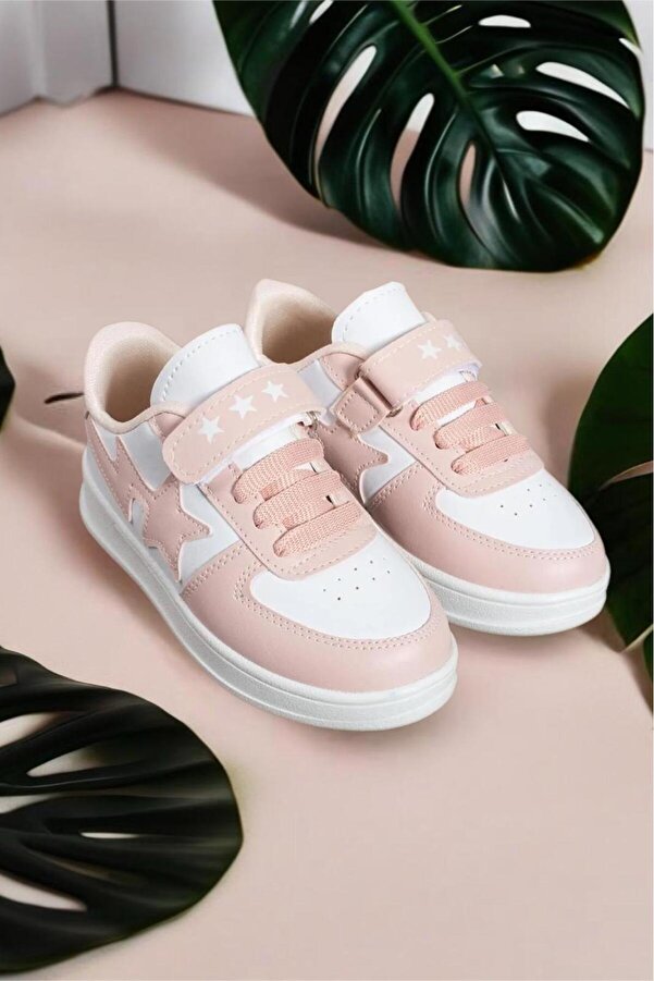 Oksit Stars Cırtlı Bağcıklı Erkek Kız Çocuk Spor Ayakkabı