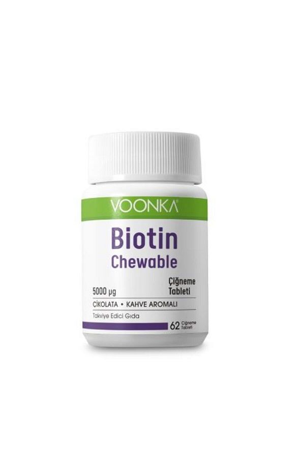 Voonka-Biotin Chewable 60 Chewable Tablets 1