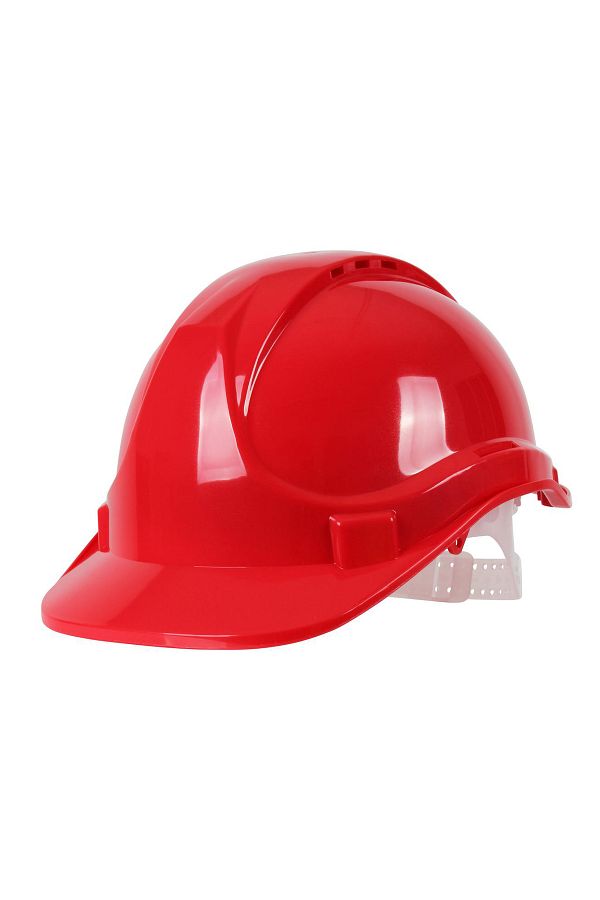 Generic-Construction Work Safety Helmet - 6-Point Adjustable Hard Hat, Multi-Position, Red 1