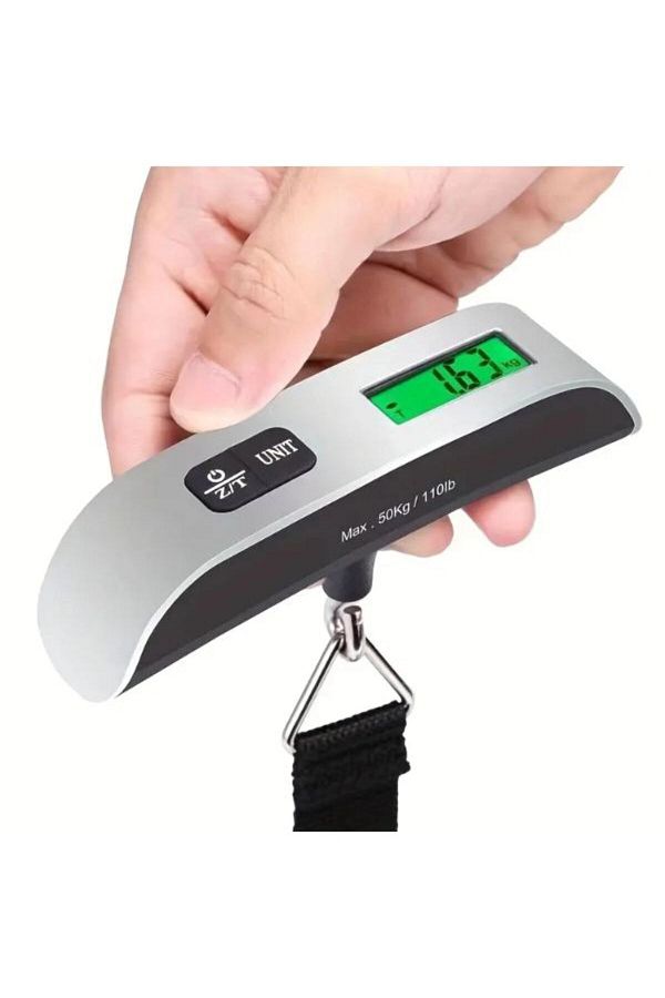 BEXOW-Digital Luggage Scale, Portable Handheld Scale with LCD Display, 50kg/110lb Capacity for Travel 1