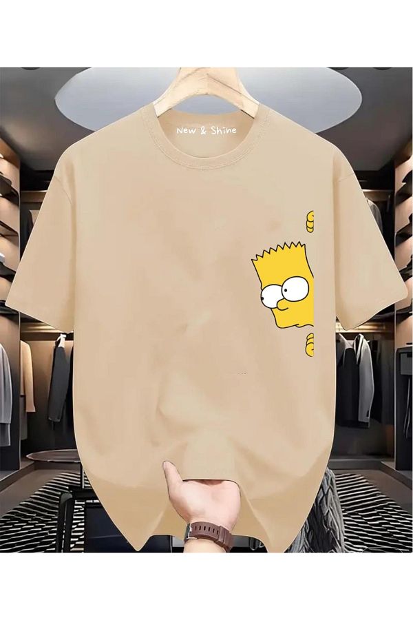 New Shine-Μπλουζάκι Bart Printed Oversize 1