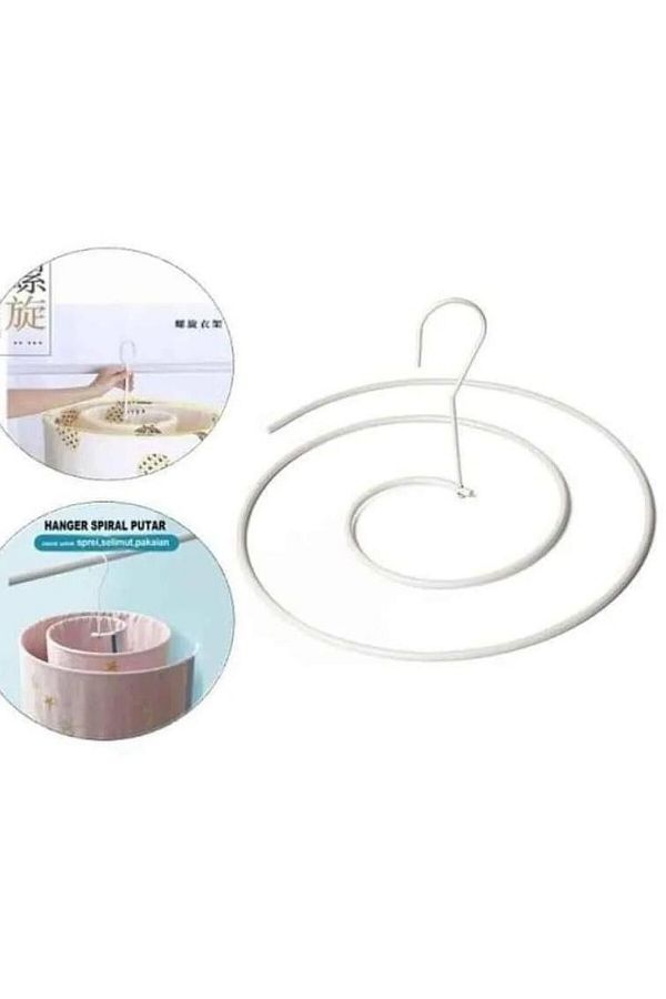 Generic-2pcs Removable Spiral Drying Rack Spiral Drying Rack Multifunctional 1