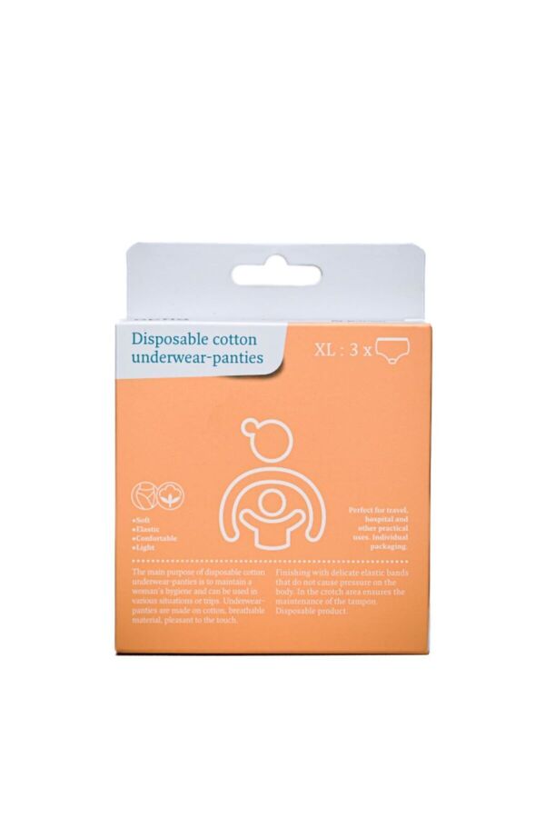 APFIA CARE-Disposable cotton panties, size XL, Apfia Care, 3 pcs 1