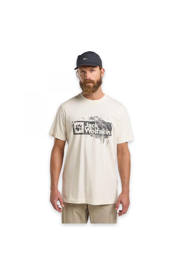 Jack Wolfskin-A64116Tr Brand t m White Men's T-Shirt 1