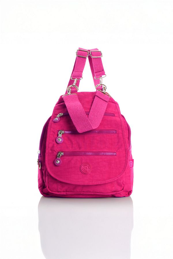 Getcho-Paren Crinkle Backpack and Shoulder Bag 1