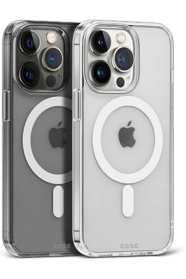 Esse-حافظة AIRE الشفافة | تقنية Microdot المضادة للاصفرار متوافقة مع Magsafe iPhone 14 Pro Max 1