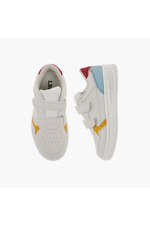 LBL by Shoexpress-Panelled Sneakers with Hook and Loop Closure 1
