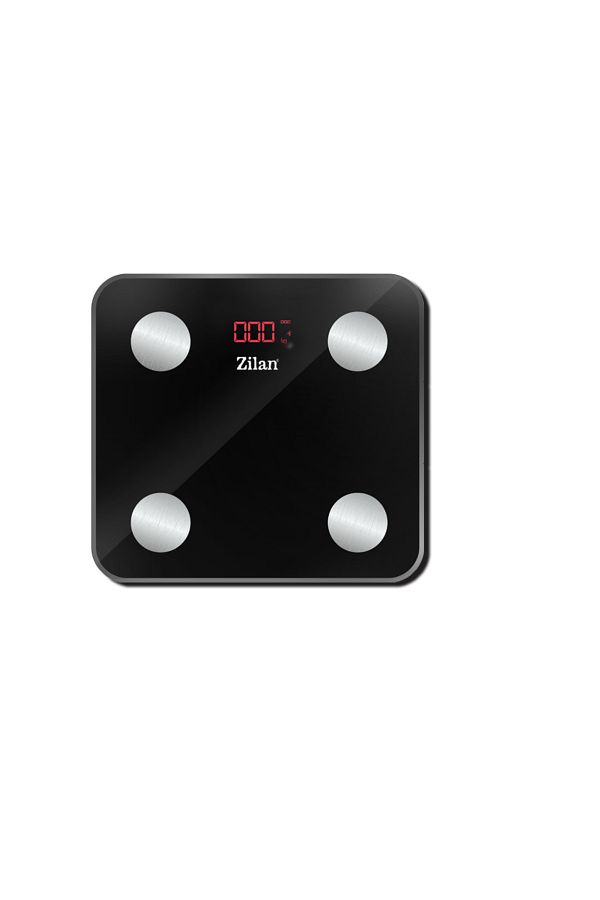 Zilan-Zilan ZLN9007 body scale made of tempered glass, capacity 3-180kg, OKOK application, LED display 1