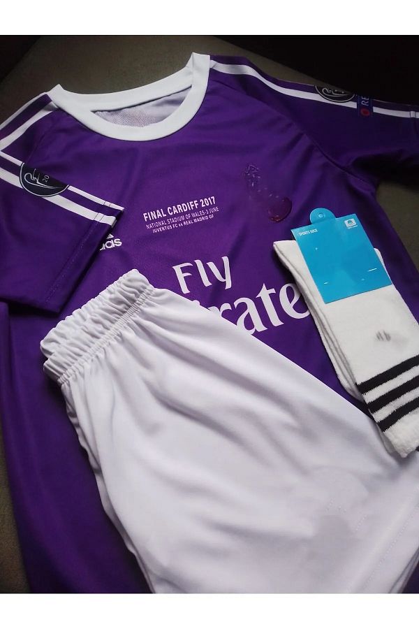 Armageddon-2017 Cardiff Champions League Final Cristiano Ronaldo Kids Jersey Set of 3 1