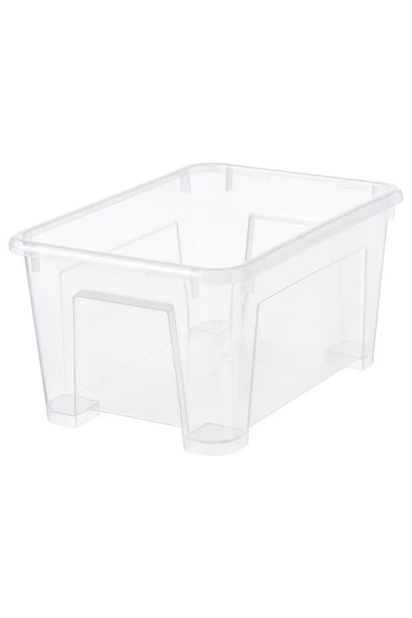 IKEA-SAMLA Transparent Storage Box, 5L – Durable, Stackable & Easy to Organize 1