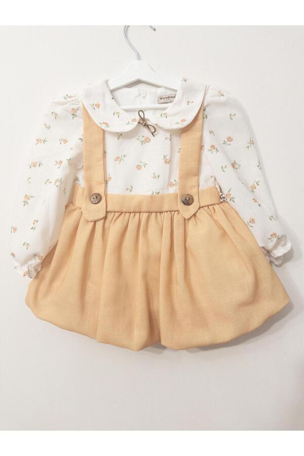 WONDRESS BABY KIZ BEBEK VİNTAGE ELBİSE