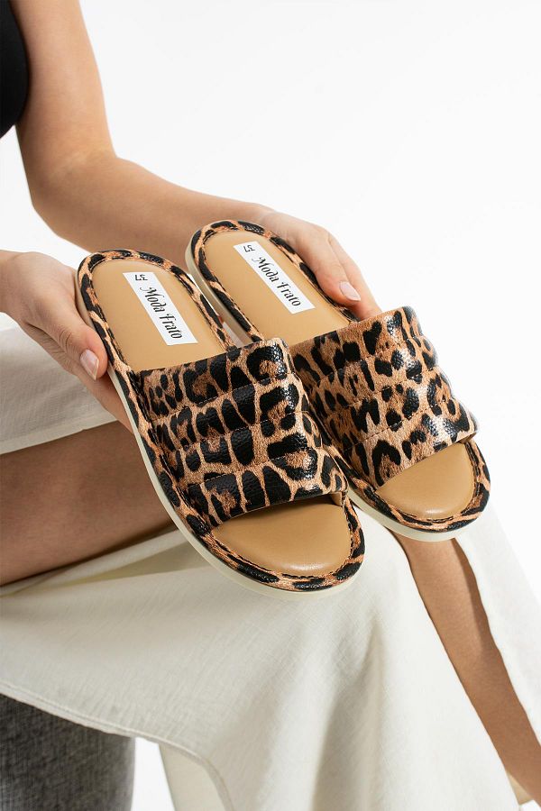 Moda Frato-PAMELA Papuci de damă pentru exterior, piscină, mare, plajă, papuci de casă 1