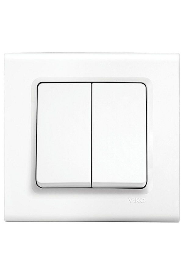 VİKO-Linnera Rollina Switch Commutator - Double Button Framed90440002 1