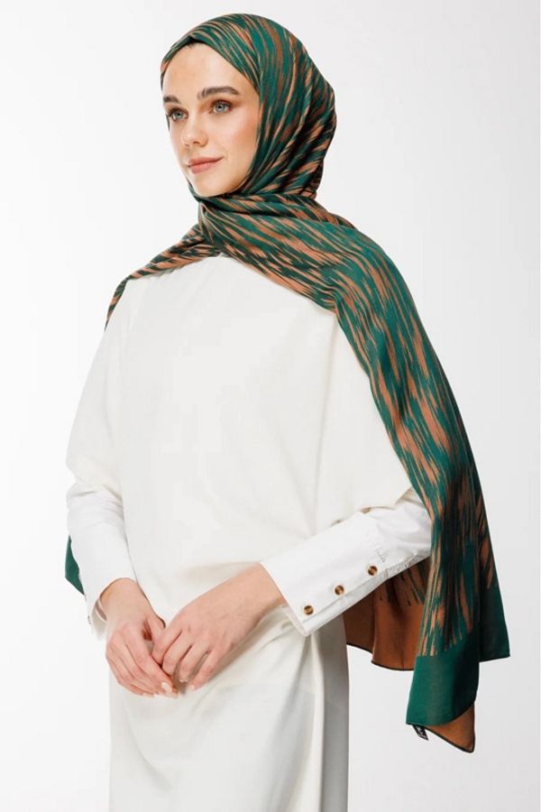 Mooncorn-Selis Pattern Double Sided Shawl 1