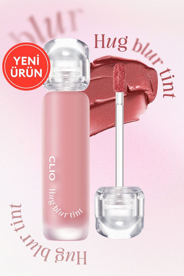 CLIO-Tint with Light and Foamy Texture Smooth Look Clio Hug Blur Tint (004 Beloved Pink) 1